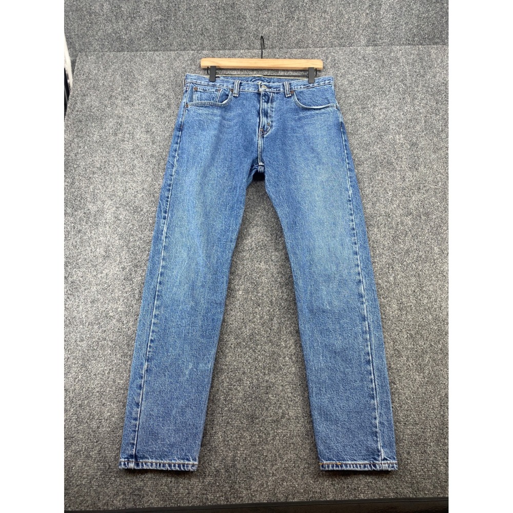Levis 505 Regular Fit Straight Leg Jeans Mens 32x30 Blue Denim Medium Wash 28 In